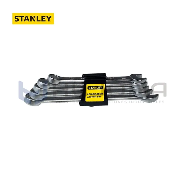 Juego de 5 Llaves Combinadas Métricas Stanley 88-851