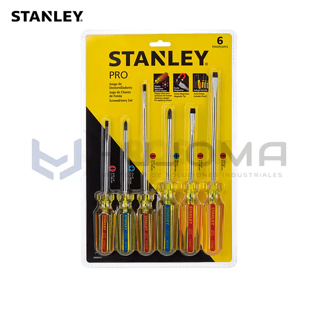 Juego de 6 Destornilladores Pro Stanley STHT69170