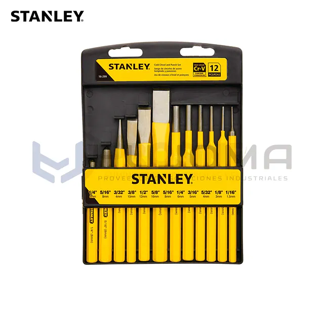 Juego de Cinceles y Botadores Stanley 16-299
