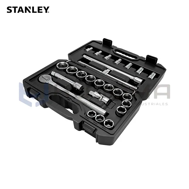 Juego de Dados 1/2" Métricos 25 Piezas Stanley STMT45508-LA