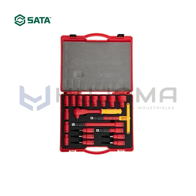 Juego de Dados Aislados 1/2" de 20 Piezas Sata 09267