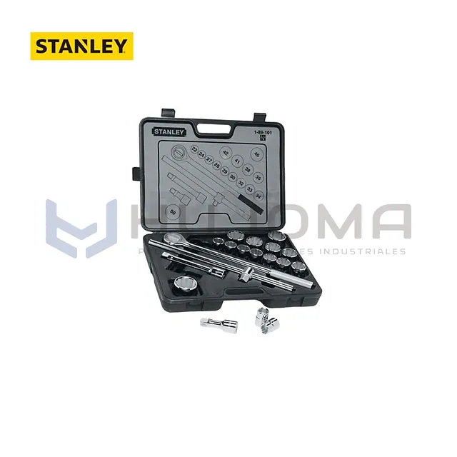 Juego de Dados de Mando 3/4", 19 piezas Métrico 89-101 Stanley