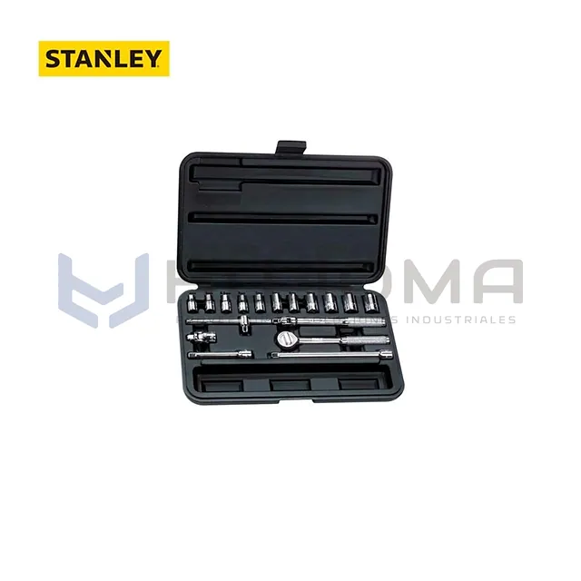 Juego de Dados en Pulgadas 1/4", 17 piezas Stanley 86-118