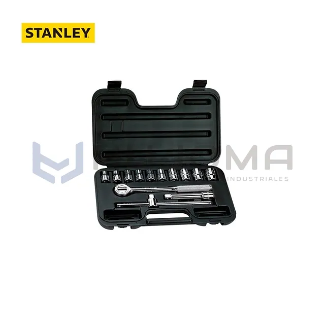 Juego de Dados Mando 1/2", 14 piezas, Métrico Stanley 86-501