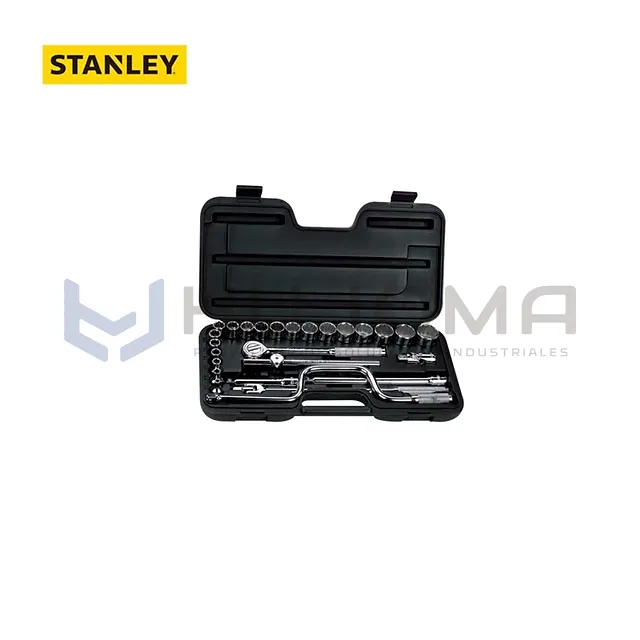 Juego de Dados Mando 1/2" en Pulgadas, 27 piezas, Stanley 86-505
