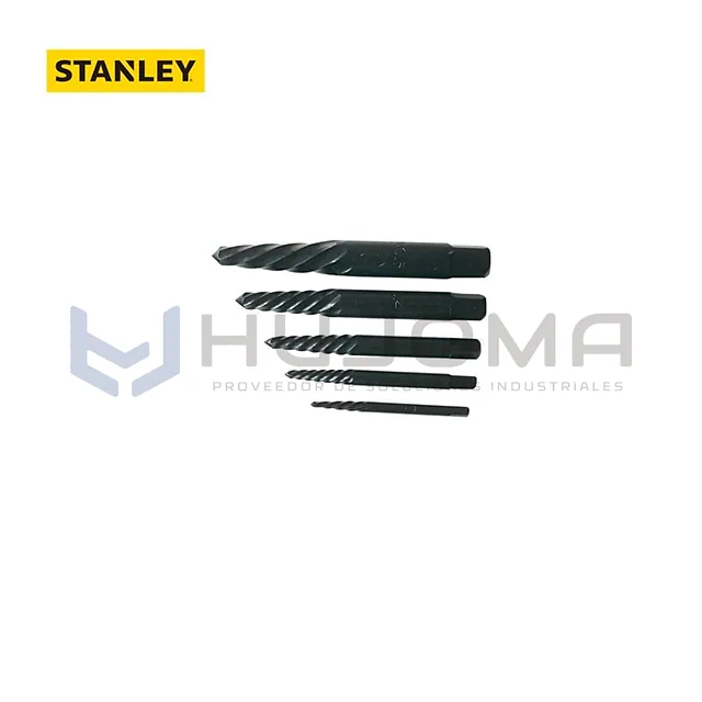 Juego Extractor de Tornillos 5 piezas Stanley 78-023