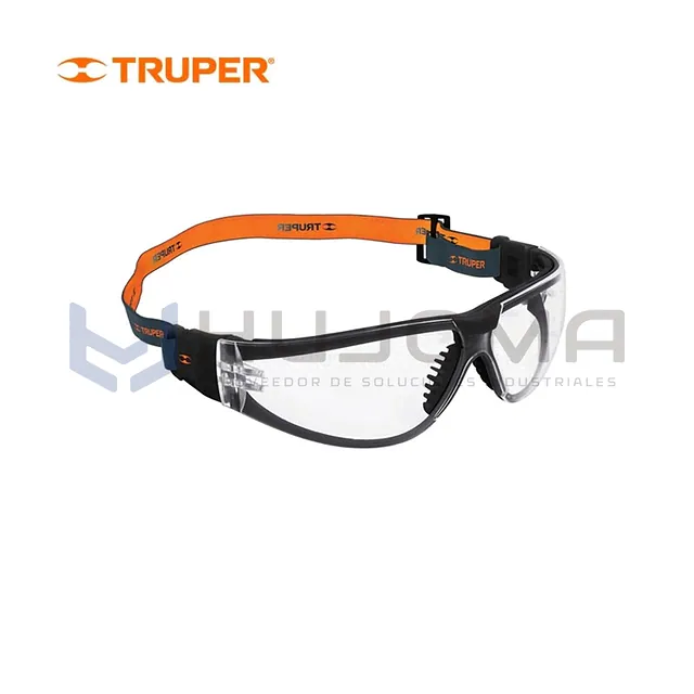 Lentes de seguridad Active claros con banda elástica Truper LEDE-ST-R