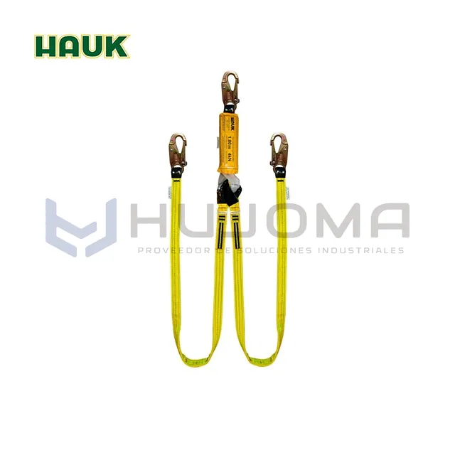 Línea de Vida Doble con Ganchos de 3/4" Hauk DN2P