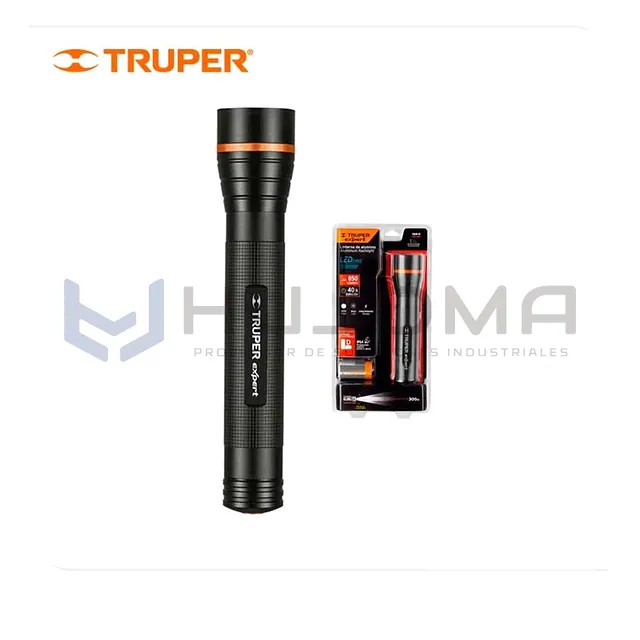 Linterna de aluminio LED 850 lm 3 pilas D Truper LINA-3DN