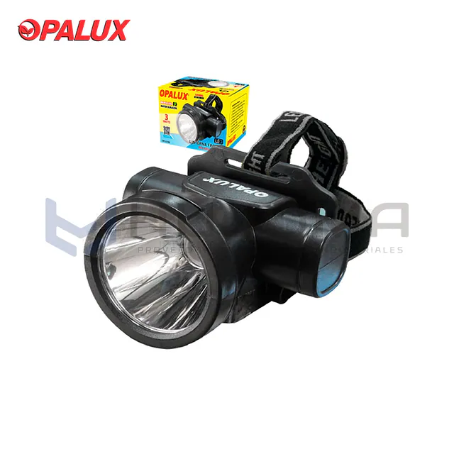 Linterna Frontal 3W Recargable Opalux OP-L5336