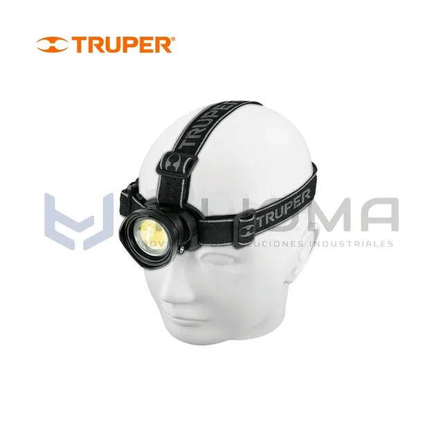 Linterna frontal de minero 400 lm 3 pilas AAA Truper LI-CA-400