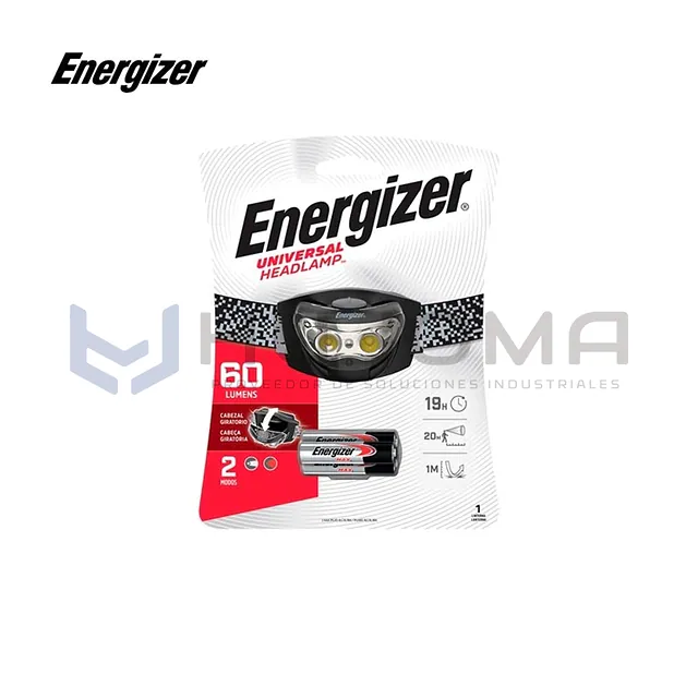 Linterna Frontal Energizer Universal 60 Lumens