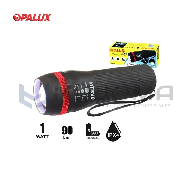 Linterna Largo Alcance 1W Opalux OP-6605