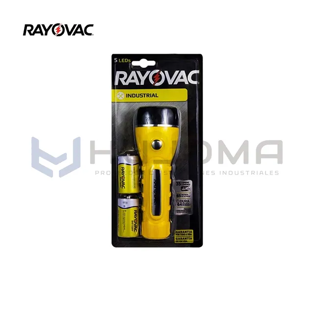 Linterna LED de Goma 2D Rayovac BRSLED2D-B 35 Lúmenes