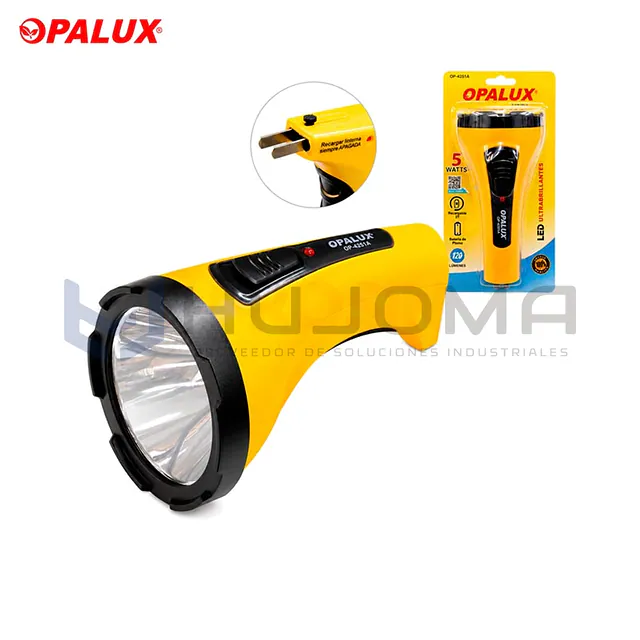 Linterna LED de Mano Recargable 5W Opalux OP-4251A