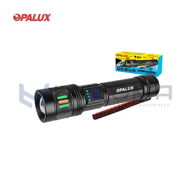 Linterna Led Táctica Recargable 10W Opalux OP-1753