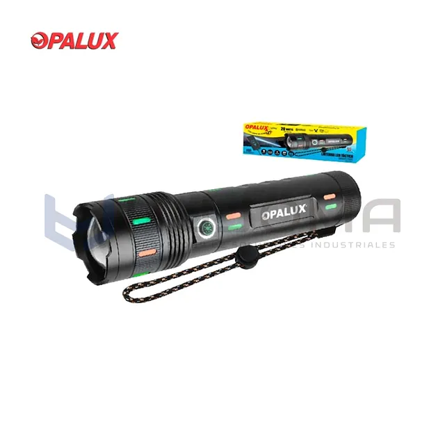 Linterna Led Táctica Recargable 20W Opalux OP-1757