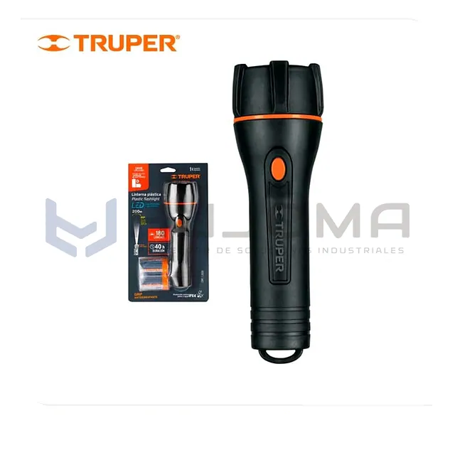 Linterna plástica LED 180 lm Truper 13019