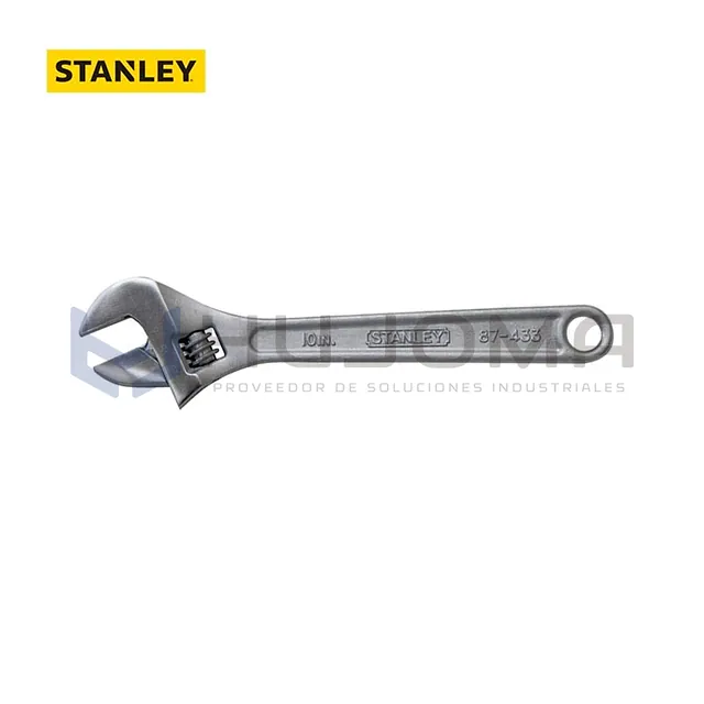 Llave Ajustable Cromada (Francesa) 10" Stanley 87-433LA