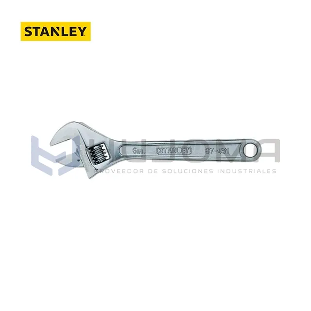 Llave Ajustable Cromada (Francesa) 6" Stanley 87-431LA