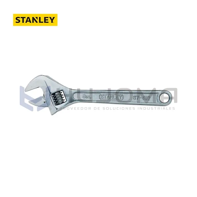 Llave Ajustable Cromada (Francesa) 8" Stanley 87-432LA