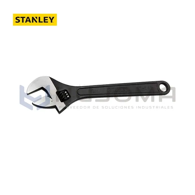 Llave Ajustable Fosfatada (Francesa) 12" Stanley 87-048LA