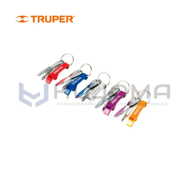 Llaveros tipo desarmador y destapador Truper pecera 30 pz 65015