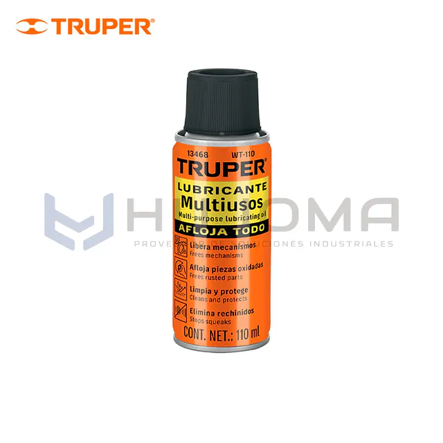 Lubricante aflojatodo en aerosol 110 ml (4 oz) Truper 13468