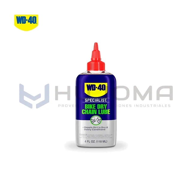 Lubricante de Cadena Bicicleta Ambiente Seco WD-40 Specialist 118 ml