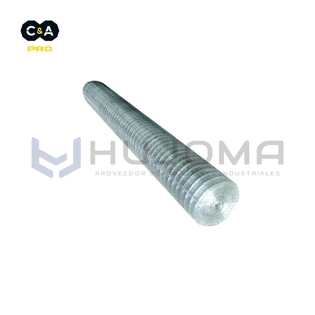 Malla Cuadrada Galvanizada Reforzada 1/2" BWG 22 C&A