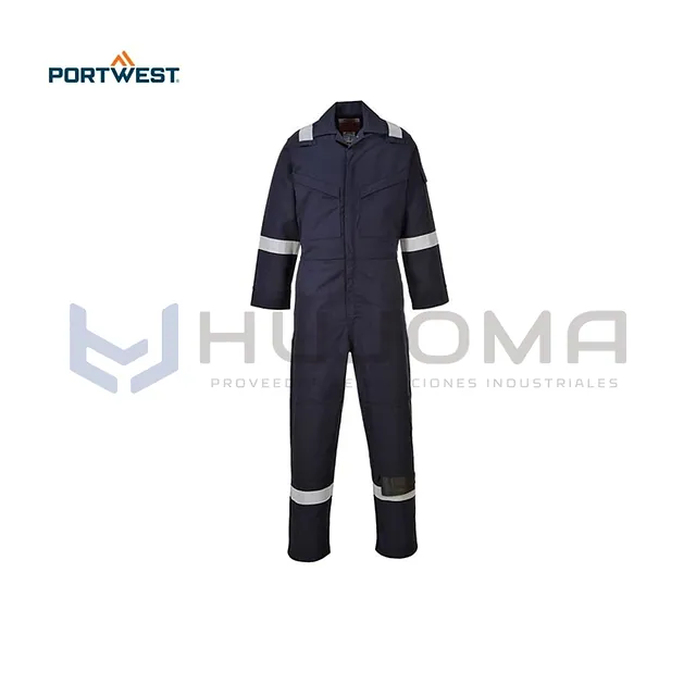 Mameluco Ignífugo y Antiestático FR50 Azul Marino Portwest