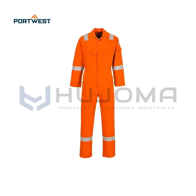 Mameluco Ignífugo y Antiestático FR50 Naranja Portwest