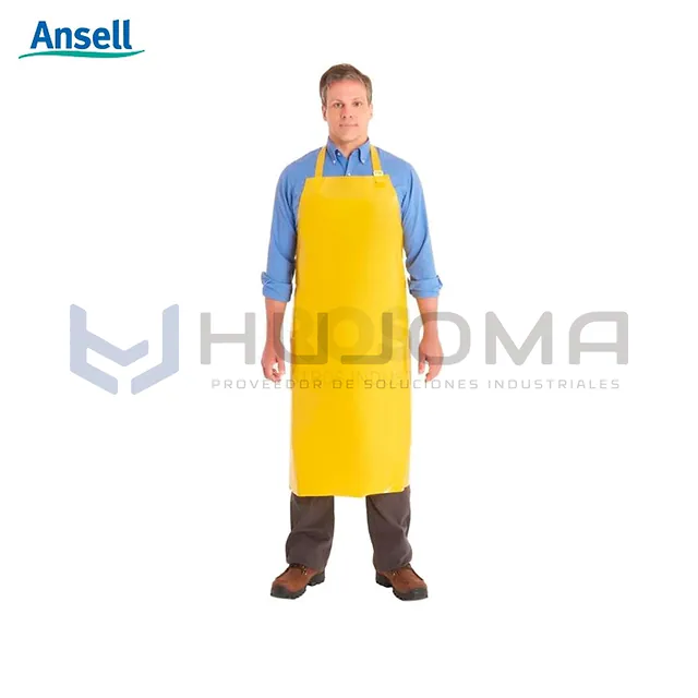 Mandil de Poliuretano AlphaTec 56-801 Amarillo Ansell