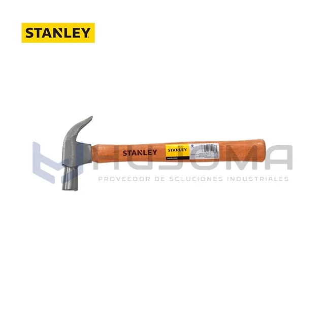 Martillo de Uña Basic 16 oz Mango de Madera Stanley STHT51370-840