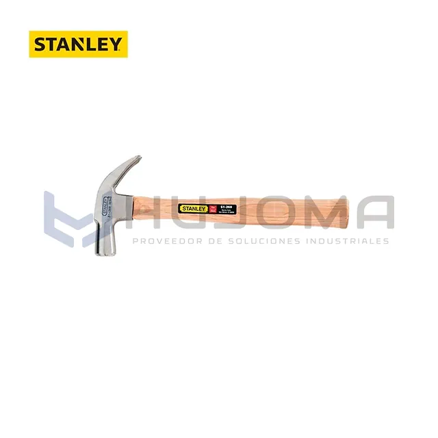 Martillo de Uña Mango de Madera 13 oz Stanley 51-269