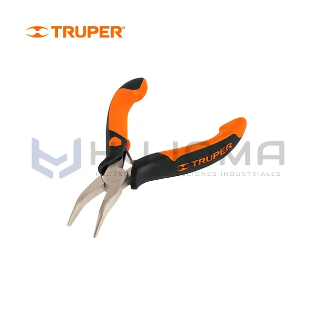 Mini alicate de punta curva 5" Truper 17365