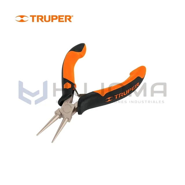 Mini alicate de punta redonda 5" Truper 17370