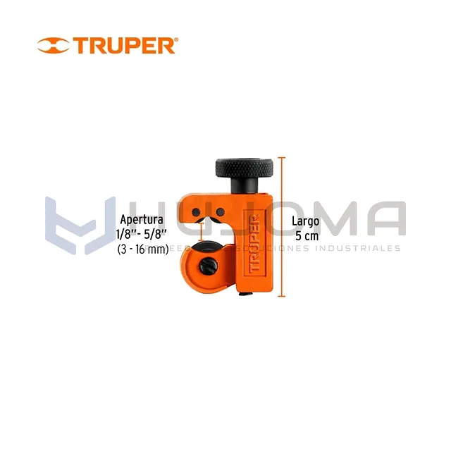 Mini Cortador de Tubo de Cobre 1/8" a 5/8" Truper 12850