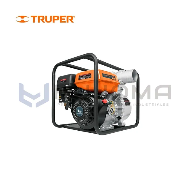 Motobomba Autocebante 4" x 4" a gasolina 9 HP Truper 17118