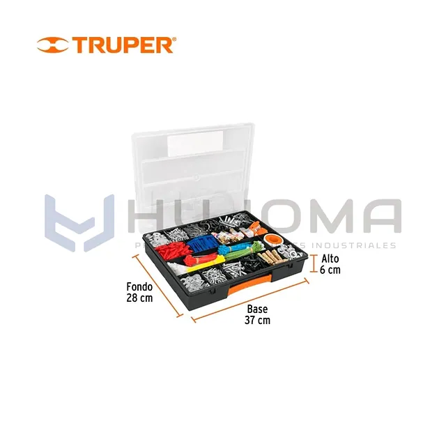 Organizador 14" con 18 Compartimentos Truper 11825