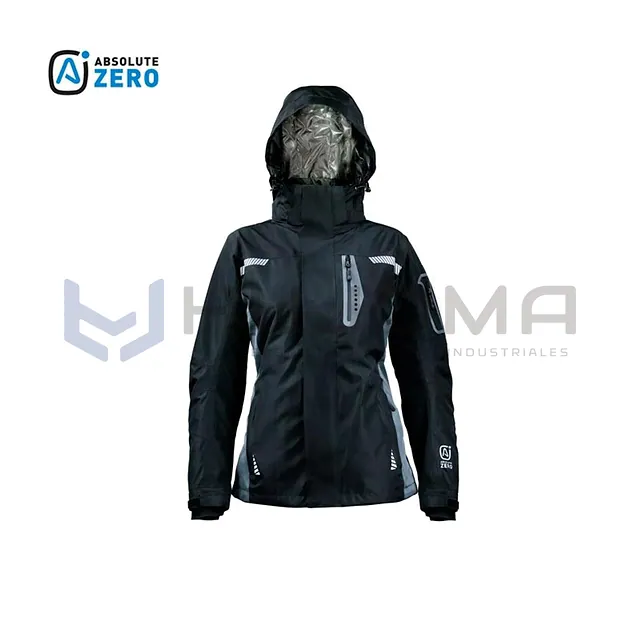 Parka Impermeable 3 en 1 Mujer Negro Z-8100 Absolute Zero