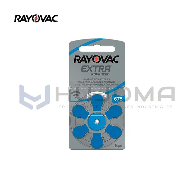 Pila Auditiva Zinc-Aire Size 675 Rayovac Extra