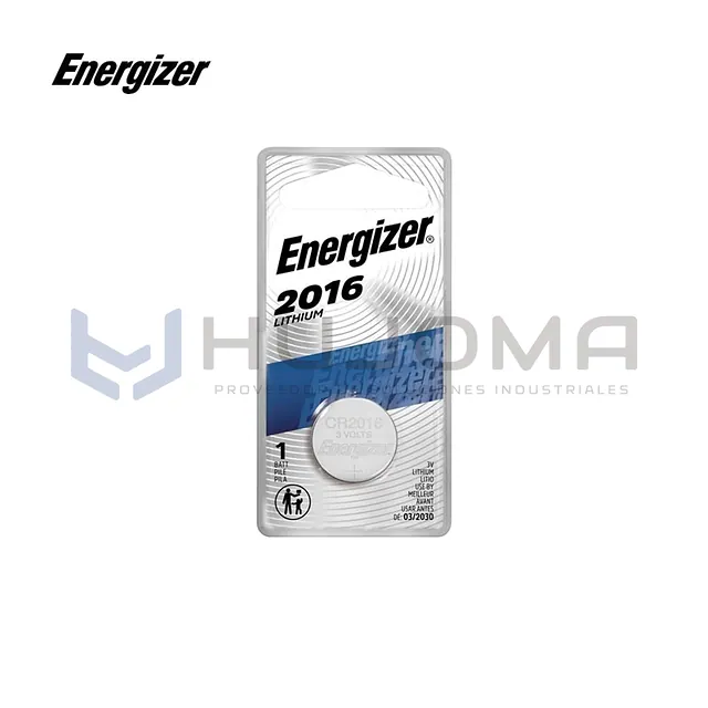 Pila Botón de Litio Energizer CR2016 3 V
