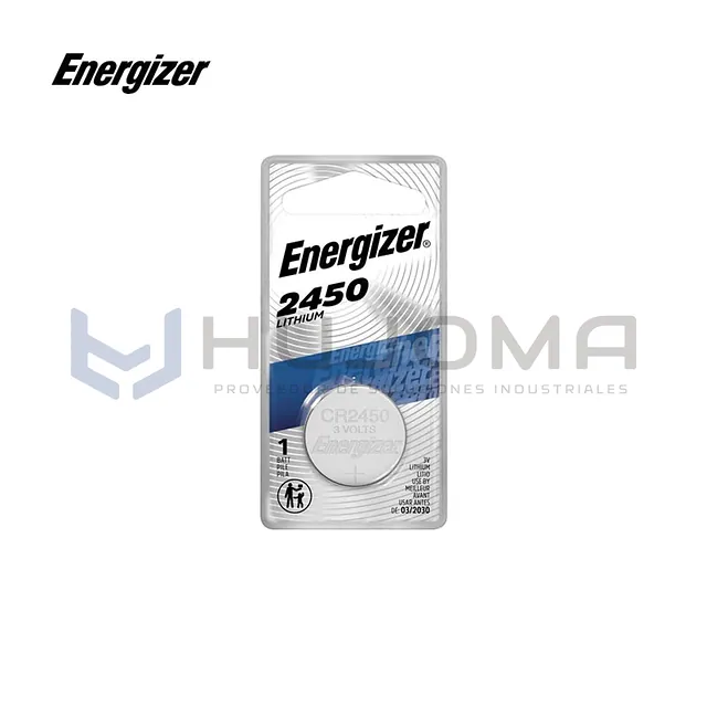 Pila Botón de Litio Energizer CR2450 3 V