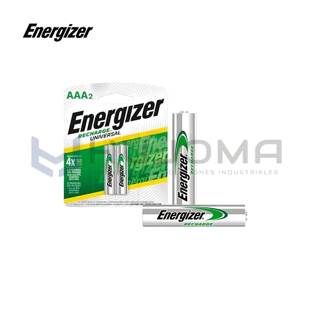 Pila Recargable AAA Energizer Recharge Pack x2
