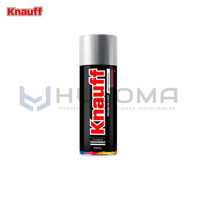 Pintura Spray Alta Temperatura Silver Knauff #1601