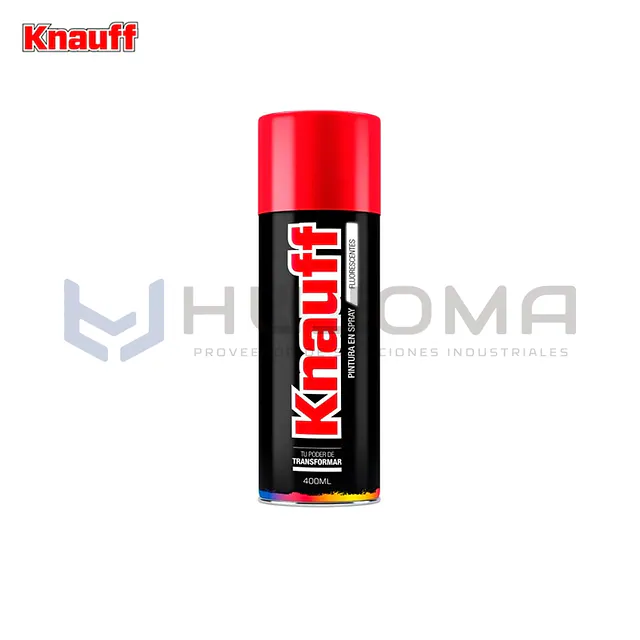 Pintura Spray Fluorescente Rojo Knauff #103