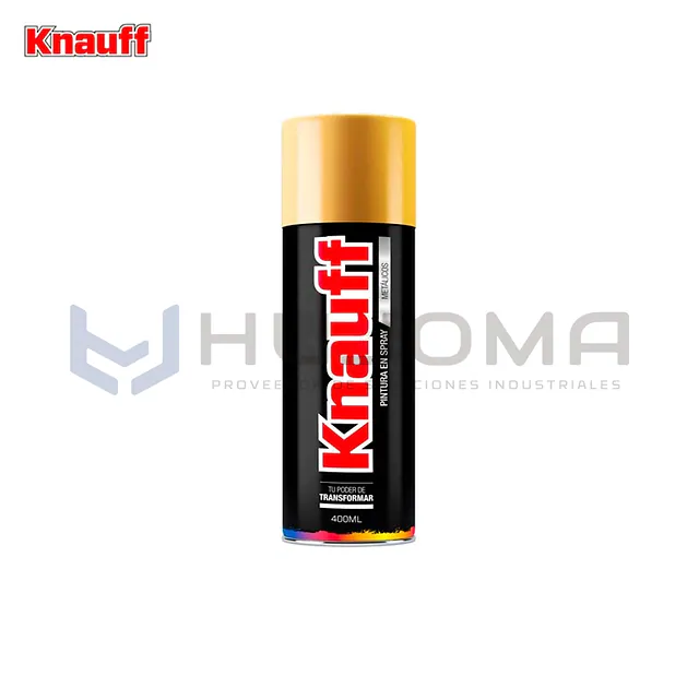 Pintura Spray Metálico Oro 18K Knauff #188