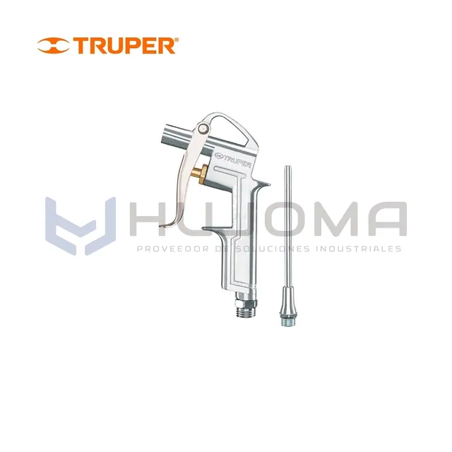 Pistola de aluminio para sopletear con boquilla de 4" Truper 19235