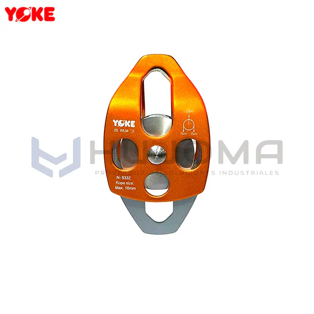 Polea de Aluminio Doble Móvil 5/8" Yoke N-5332